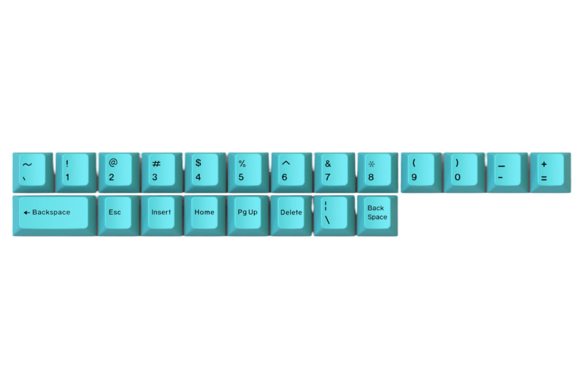 Hammerworks R1 Blue Accent (R6) Keycap Kit · Milktooth